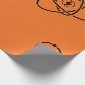 Atom Energy Icon Wrapping Paper Cadeaupapier (Hoek)