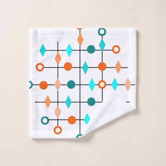 Atom Grid Bad Handdoek (Wasdoekje)