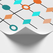 Atom Grid Cadeaupapier (Hoek)