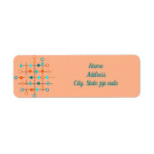 Atom Grid Etiket (Voorkant)