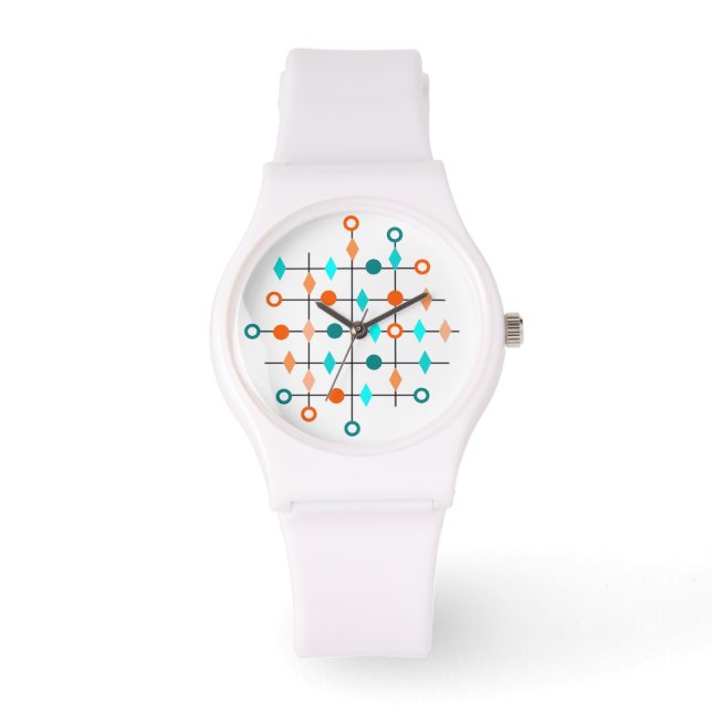 Atom Grid Horloge (Voorkant)