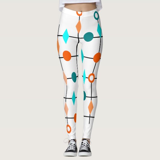 Atom Grid Leggings (Voorkant)