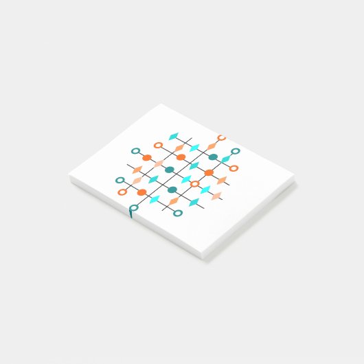 Atom Grid Post-it® Notes (Schuin)