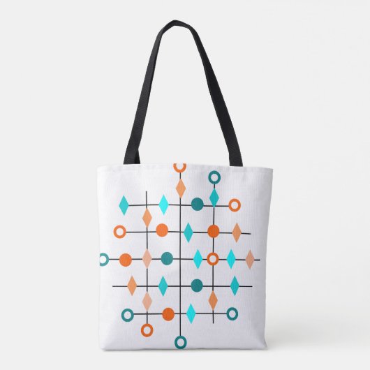 Atom Grid Tote Bag (Achterkant)