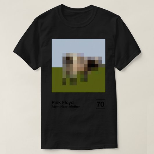 Atom Heart-moederminimalistische stijlgrafische vo T-shirt (Design voorkant)