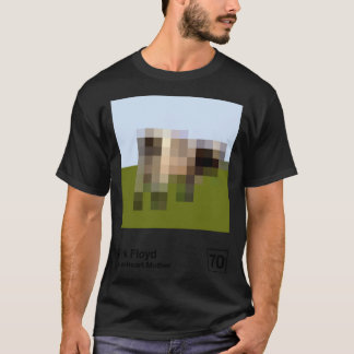 Atom Heart-moederminimalistische stijlgrafische vo T-shirt