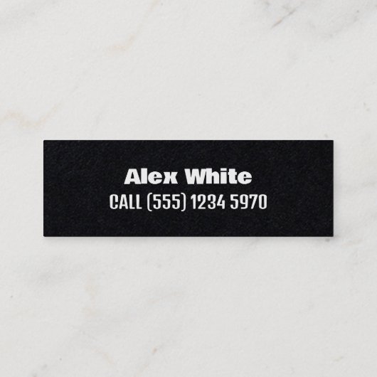 ATOM Loodgieter & Elektricien Premium Mini Visitekaartje (Achterkant)