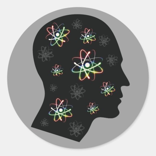Atom mind - sticker (Voorkant)