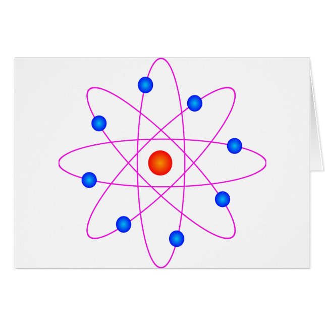 atom model vector clipart (Voorkant Horizontaal)