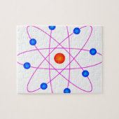 atom model vector clipart legpuzzel (Horizontaal)
