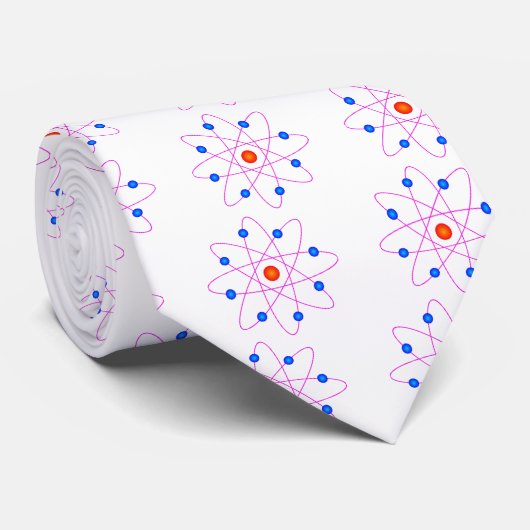 atom model vector clipart stropdas (Opgerold)