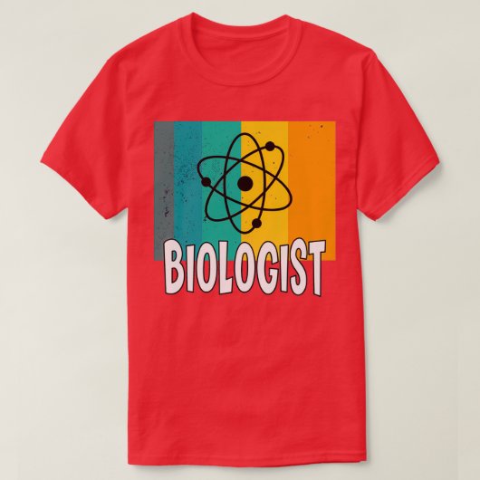Atom Molecule Science Biology Teacher Gift Idee 1 T-shirt (Design voorkant)