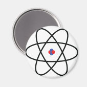 Atom Nucleus Magneet (Voorkant / Achterkant)