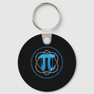 Atom Pi Day Wiskunde Science Lover Gift Sleutelhanger