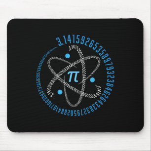Atom Pi Wiskunde Science Stem Gift 3.14 Pi Dag Muismat