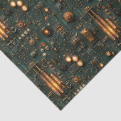 Atom Punk Tech, Dials Gages Bulbs BM1 Decoupage Tissuepapier (Detail)