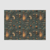 Atom Punk Tech, Dials Gages Bulbs BM1 Decoupage Tissuepapier (Voorkant)