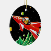ATOM ROCKET KERAMISCH ORNAMENT (Rechts)