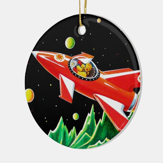 ATOM ROCKET KERAMISCH ORNAMENT (Links)