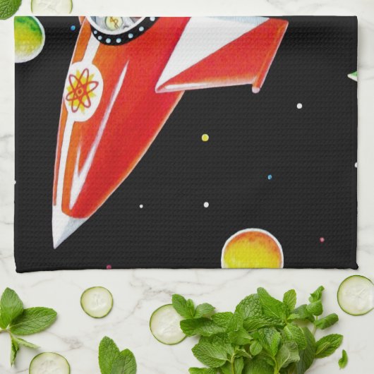 ATOM ROCKET THEEDOEK (Gevouwen)