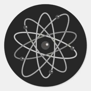 Atom Ronde Sticker