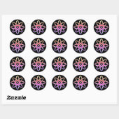 Atom Ronde Sticker (Vel)