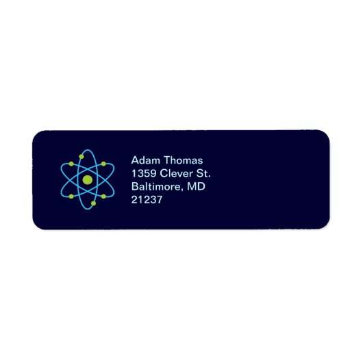 Atom Science Etiket (Voorkant)