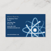 Atom | Scientist Blue Visitekaartje (Voorkant)