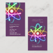 Atom - Scientist Visitekaartje (Voorkant / Achterkant)
