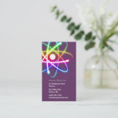 Atom - Scientist Visitekaartje (Staand voorkant)