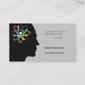 Atom - Scientist Visitekaartje (Achterkant)
