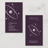 Atom - Scientist Visitekaartje (Voorkant / Achterkant)