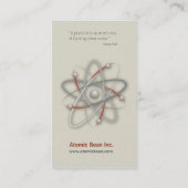 Atom - Scientist Visitekaartje (Achterkant)