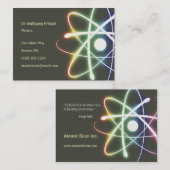 Atom - Scientist Visitekaartje (Voorkant / Achterkant)