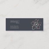 Atom - Scientist Visitekaartje (Achterkant)