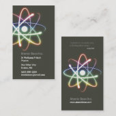 Atom - Scientist Visitekaartje (Voorkant / Achterkant)