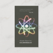 Atom - Scientist Visitekaartje (Achterkant)