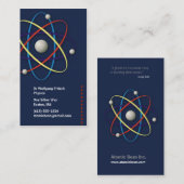 Atom - Scientist Visitekaartje (Voorkant / Achterkant)