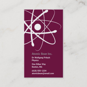 Atom - Scientist Visitekaartje
