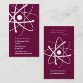 Atom - Scientist Visitekaartje (Voorkant / Achterkant)
