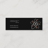 Atom - Scientist Visitekaartje (Achterkant)