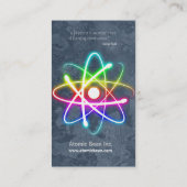Atom - Scientist Visitekaartje (Achterkant)