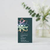 Atom - Scientist Visitekaartje (Staand voorkant)