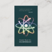 Atom - Scientist Visitekaartje (Achterkant)