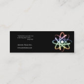 Atom - Scientist Visitekaartje (Achterkant)