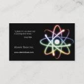 Atom - Scientist Visitekaartje (Achterkant)