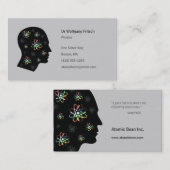 Atom - Scientist Visitekaartje (Voorkant / Achterkant)