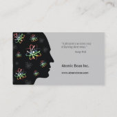 Atom - Scientist Visitekaartje (Achterkant)