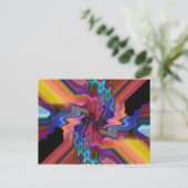 Atom Smashing Briefkaart (Staand voorkant)