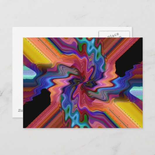 Atom Smashing Briefkaart (Voorkant / Achterkant)